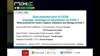 Quel potentiel pour le CCUS captage stockage et valorisation du CO2 [upl. by Llehcal]