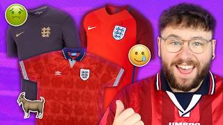 Ranking EVERY England away kit 🏴󠁧󠁢󠁥󠁮󠁧󠁿 [upl. by Allicserp630]