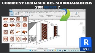 comment réaliser des moucharabiehs sur revit [upl. by Drawyeh]