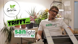 Sanlight Evo LED  Pflanzenlampe  Homegrow LED  CEO von Sanlight trifft Garten Eden [upl. by Ecnarf]