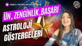 Astrolojide Ün Zenginlik ve Başarı Göstergeleri [upl. by Klemens615]