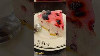 😋Mouthwatering 🍰 Things to do in AbuDhabi blueberrycheesecake paul shortsfeed youtubeshorts [upl. by Leelaj526]