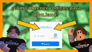 como conseguir promocodes para bloxland [upl. by Anoj929]