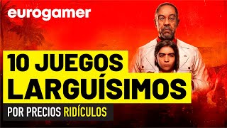 10 JUEGOS LARGUÍSIMOS por precios RIDÍCULOS [upl. by Rihana584]