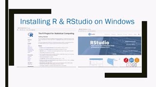 Installing R amp RStudio on Windows [upl. by Dorwin307]