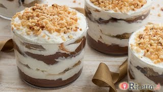 Tiramisù alla nutella  Ricettait [upl. by Anirtac937]