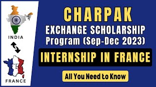 Study in France Charpak Exchange Scholarship  Autumn Session  SeptDec 2023 [upl. by Hamel]