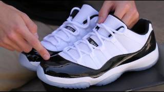 Air Jordan 11 Low quotConcordquot Unboxing [upl. by Atel593]