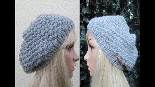 How to Knit a Hat Pattern 59│by ThePatternFamily [upl. by Yalhsa175]