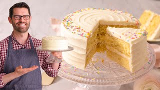 The Most AMAZING Vanilla Cake Recipe [upl. by Avaria696]