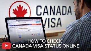 canada visa how to check canada visa status online ircc canada application status [upl. by Anadal]