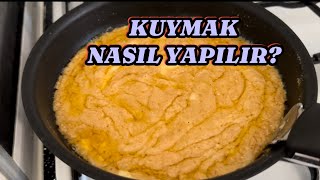 KUYMAK TARİFİ  EGEDE KARADENİZLİ KUYMAK YAPARSA  AZ YAĞLI KUYMAK TARİFİ [upl. by Eetnahs]