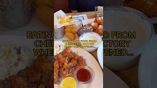 EATING ONLY FOOD FROM THE CHEESECAKE FACTORY WHEN THIS HAPPENED shorts viral mukbang [upl. by Enna]