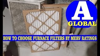 Choosing Furnace Filters by Merv Ratings [upl. by Amend]