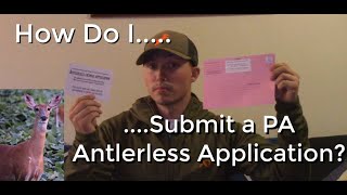 HOW TOSubmit a Pennsylvania Antlerless Deer Application [upl. by Winwaloe]