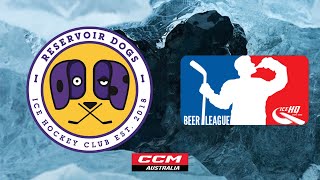 Reservoir Dogs v Polar Beers  B2  6th Feburary  IceHQ Beer League ice hockey [upl. by Ahset]