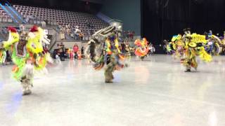 2015 Seminole Tribal Fair PowWow  Mens Fancy Dance [upl. by Neersin486]