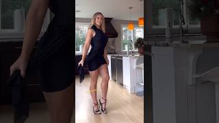 She look Stunning with this beautiful Black Dress Fashion Hacks 24 fashiontrends fashion style [upl. by Tichon]