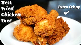 The Best Fried Chicken Ever  Crispy Buttermilk Fried Chicken Recipe [upl. by Aniles]