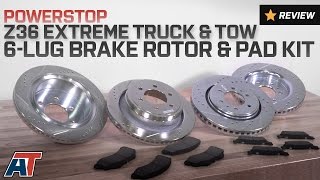 20102017 F150 Power Stop Z36 Extreme Truck amp Tow 6 Lug Brake Rotor amp Pad Kit Review [upl. by Nador]