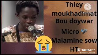 Khassida Moukhadimat 😭😭😭 Malamine sow [upl. by Ecinrev128]