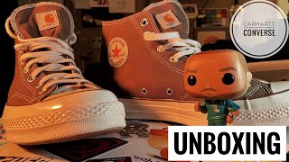 Converse x Carhartt WIP Chuck 70  Unboxing [upl. by Nyladnewg985]