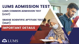 LUMS Admissions Test  Important Details [upl. by Yelik930]