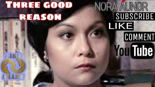 Three Good ReasonLyrics by Nora Aunor threegoodreason noraaunor karaokelyrics [upl. by Ailad]