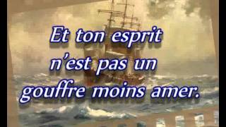 AUDIOLIVRE Charles Baudelaire  Lhomme et la mer [upl. by Tioneb866]