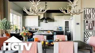 LodgeStyle Living  HGTV Dream Home 2019  HGTV [upl. by Hershel]