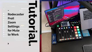 Rodecaster Pro II Mute not working with Zoom [upl. by Ardnoid]