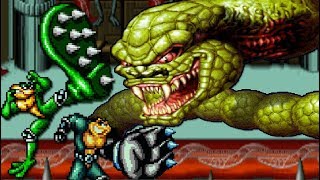 Battletoads Arcade All Bosses No Damage [upl. by Liagibba916]