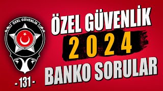 Özel Güvenlik 2024 Sınav Soruları  Özel Güvenlik Sınav Soruları [upl. by Penrose]