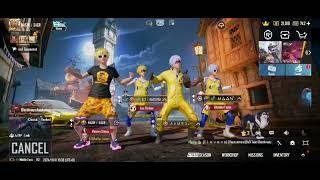 SADE BARY POCH LI 😎 📥PUBG LOBBY SQUAD UNEDIT WITH SONG😻  VELOCITY✨  FREE TO USE [upl. by Datnow]