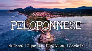 Mighty PELOPONNESE  Methoni Olympia Dimitsana amp Corinth  Greece Travel Vlog [upl. by Aerdnaed860]