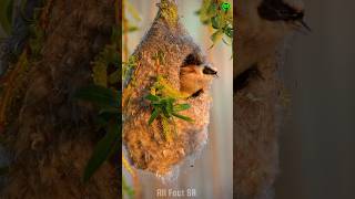 Cape Penduline Tit Bird Reality 😲 shorts [upl. by Derinna34]