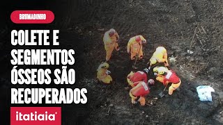 BOMBEIROS RECUPERAM COLETE E SEGMENTOS ÓSSEOS EM BRUMADINHO [upl. by Evania]