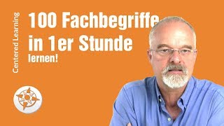 100 Fachbegriffe lernen in 1 Stunde – Geht das – ja [upl. by Elehcir874]