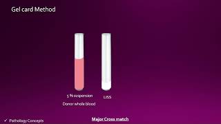 Major Crossmatch Tube method amp gel card method [upl. by Garvy]