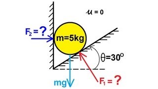 Physics 4 Newtons Laws of Motion 14 of 20 Third Law Example 2 [upl. by Oca]