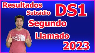 Puntaje de corte subsidio ds1 segundo llamado 2023  RESULTADOS DS1 2023 [upl. by Borchert]