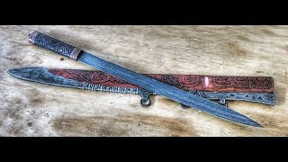 Making a seax by Jesus Hernandez [upl. by Malliw]