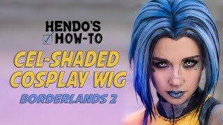 HowTo CelShaded Wig Borderlands 2 Maya Cosplay [upl. by Ennairrac]