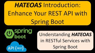 HATEOAS Introduction Enhance Your REST API with Spring Boot  What is HATEOAS in REST [upl. by Collin]