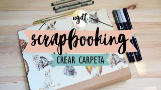 Haz tu propia carpeta con separadores  Tutorial Scrapbook  UGDT [upl. by Dressler]