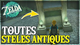 Débloquer TOUTES les STÈLES ANCIENNES dans Zelda Tears of The Kingdom  TUTO ZELDA TOTK [upl. by Halverson]