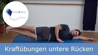 Unterer Rücken und Kreuzschmerzen  relaXotic [upl. by Eimia]