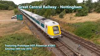 41001 Prototype HST and 47292 running at Great Central Railway Ruddington GCR N Nottingham [upl. by Kenwrick]