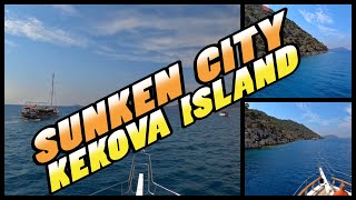 Sunken City Ruins and Kekova Island Boat Trip  Turkey 4k [upl. by Ahsercal780]