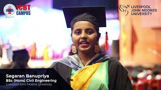 BSc Hons Civil Engineering graduated MsBanupriya shared her experience on ICBT Graduation  2023 [upl. by Margalo]